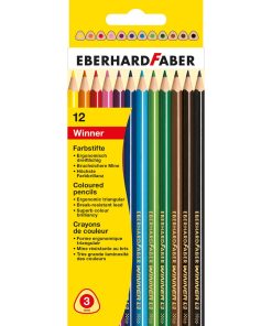 EF Winner Üçgen Kuruboya 3mm 12 Renk
