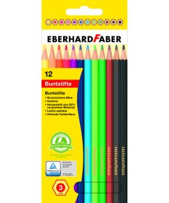 EF Altıgen Kuruboya 3mm mine 12Renk