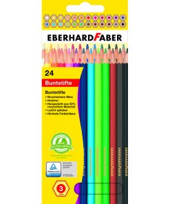 EF Altıgen Kuruboya 3mm mine 24 Renk