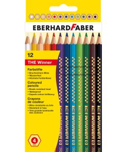 EF THE Winner Kalın Altıgen Kuruboya 4mm 12 Renk