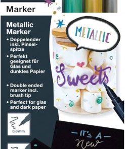 EF Metalik Markör Duo 6lı