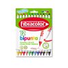 Fibracolor Bipunta Çift Uçlu Keçeli Kalem 12 Renk