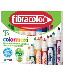 Fibracolor ColorMaxi Jumbo Keçeli Kalem 12 Renk