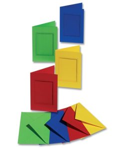 Folia 3 kart+3 zarf dikdörtgen 220 gr ultramarine