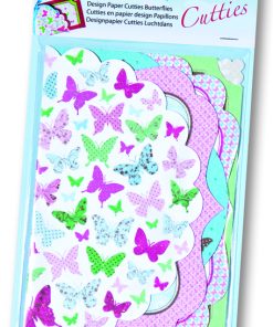 Folia Desenli Kağıt Kelebekler 6 desen