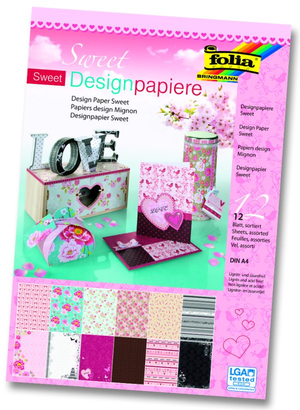 Folia Desenli Kağıt A4 12 Motiv