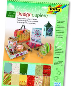 Folia Desenli Kağıt A4 12 Motiv