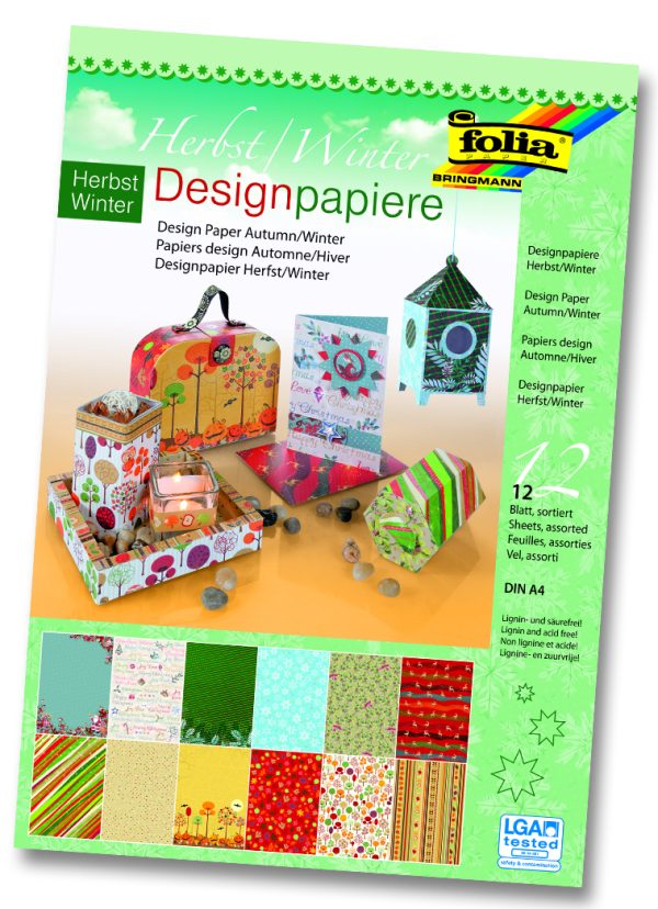 Folia Desenli Kağıt A4 12 Motiv