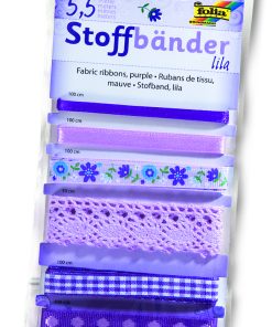 Folia Kumaş Bandı Set 6 çeşit Mor
