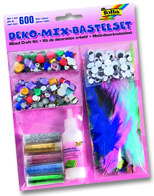 Folia Deco mix set 600 parça