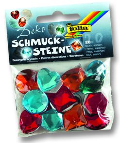 Folia Akrilik Mücevher Taş 20 parça Maxi-İntense