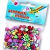 Folia Sedefli Boncuk 160 parça Kalpler Dokulu-Düz