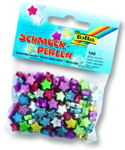 Folia Sedefli Boncuk 120 parça Yıldızlar