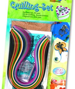 Folia Quilling Set Tüm Yıl Şablon-Kıvırma Aleti