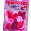 Folia Renkli Düğmeler Kırmızı 30 gr