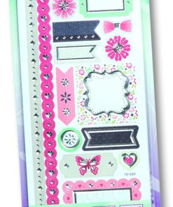 Folia Kabartmalı Sticker 10X23cm 4tabaka Harmony