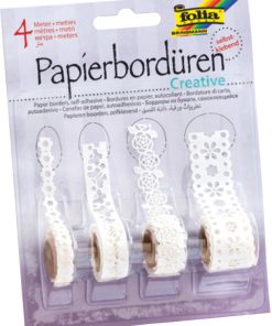 Folia Kadife Bordür Yapışkanlı Set Creative 4 rulo