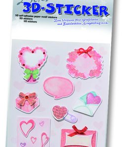 Folia 3D Kağıt Motif Sticker Set1