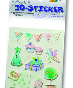 Folia 3D Kağıt Motif Sticker Set5