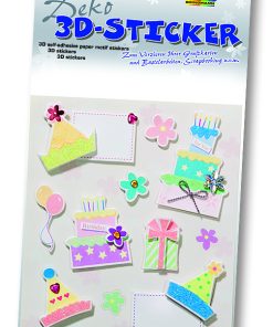 Folia 3D Kağıt Motif Sticker Set6