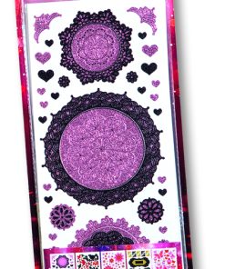 Folia Kabartma Simli Sticker 5tabaka Romance