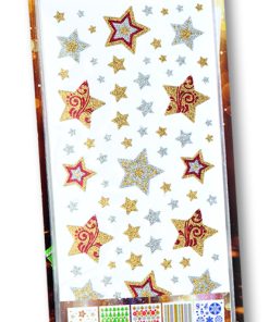 Folia Kabartma Simli Sticker 5tabaka Yeniyıl