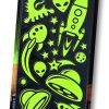 Folia Sticker GlowinDark 2tabaka Uzay Gecesi