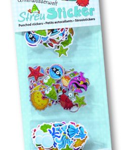 Folia Punch sticker 150 parça Denizaltı dünyası