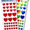 Folia Holo Sticker Kalp 2tabaka