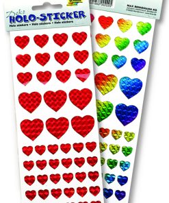 Folia Holo Sticker Kalp 2tabaka