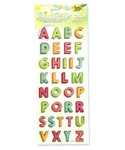 Folia Brillant Sticker10x23cm A-B-C