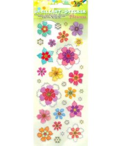 Folia Brillant Sticker 10x23cm Flower