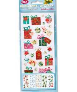 Folia Brillant StickerSet 10x23cm 5tabaka Yeni yıl
