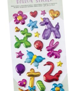 Folia Sticker Balon Şekilli Sticker 21 parça