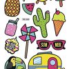 Folia Sticker Puffy 3-13 pieces