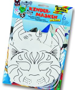 Folia Kağıt Maske Karışık Hayvanlar 6 çeşit