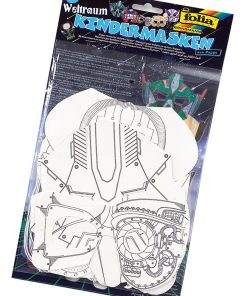 Folia Kağıt Maske Uzay 6 çeşit
