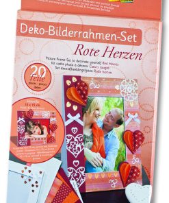 Folia Çerçeve Kırmızı Kalpler