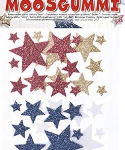 Folia Eva Sticker Glitter Renkli