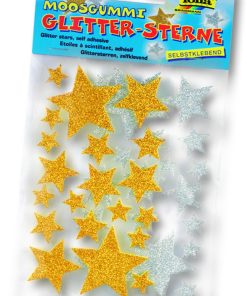 Folia Eva Sticker Glitter Yıldızlar 40 adet