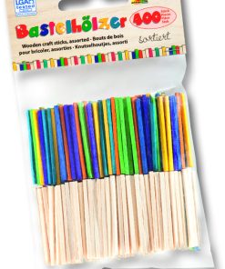Folia Kibrit Çöpleri Renkli 400 adet