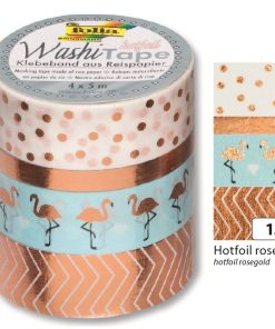 Folia Washi Tape 5 li Set Gül