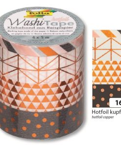Folia Washi Tape 5 li Set Bakır