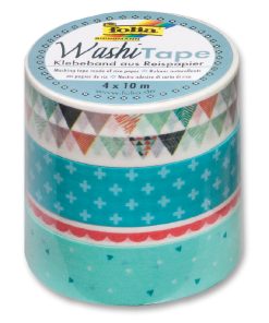 Folia Washi Tape 4 lü Set Pastel