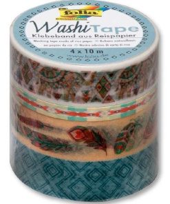 Folia Washi Tape 4 lü Set Boho
