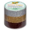 Folia GlitterTape 15mmx5m 3set gümüş/altın/kahve