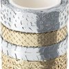 Folia Washi Tape 4lü Set "Gümüş ve Altın"