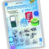 Folia Şeffaf Stampa Set Yılbaşı 14 parça