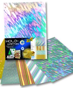 Folia Holographic card 25x35cm 5tabaka
