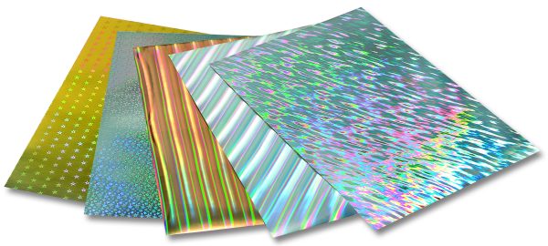Folia Holographic card 50x70cm 10tabaka
